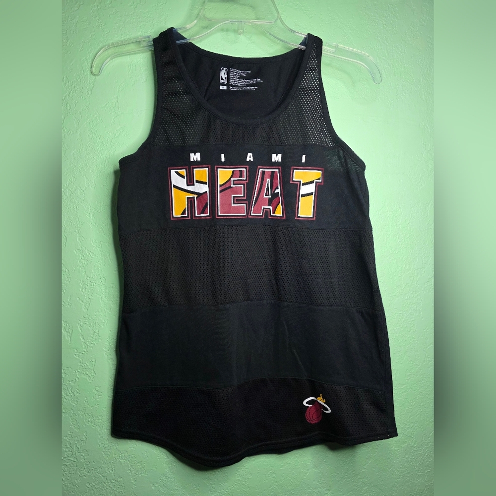 NBA Miami Heat Black Mesh Tank Top